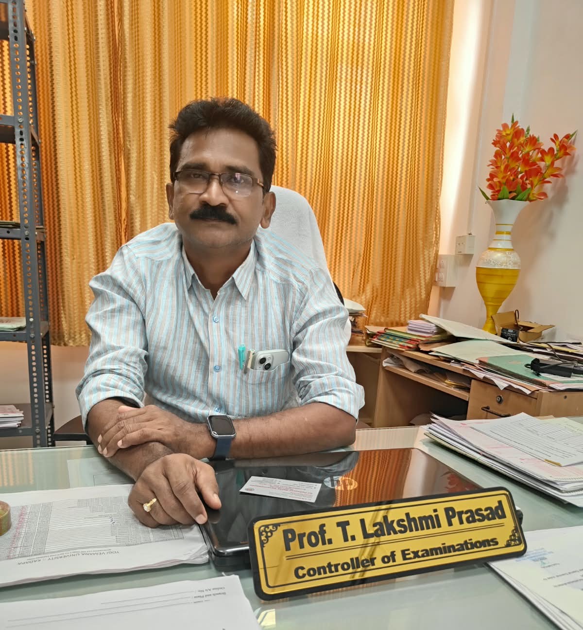 Prof. T. Lakshmi Prasad, Controller of Examinations
